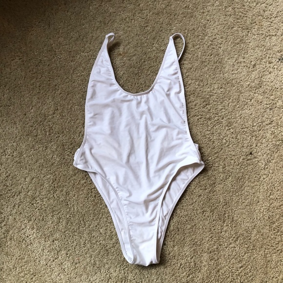 High rise one piece swimsuit - Picture 3 of 4